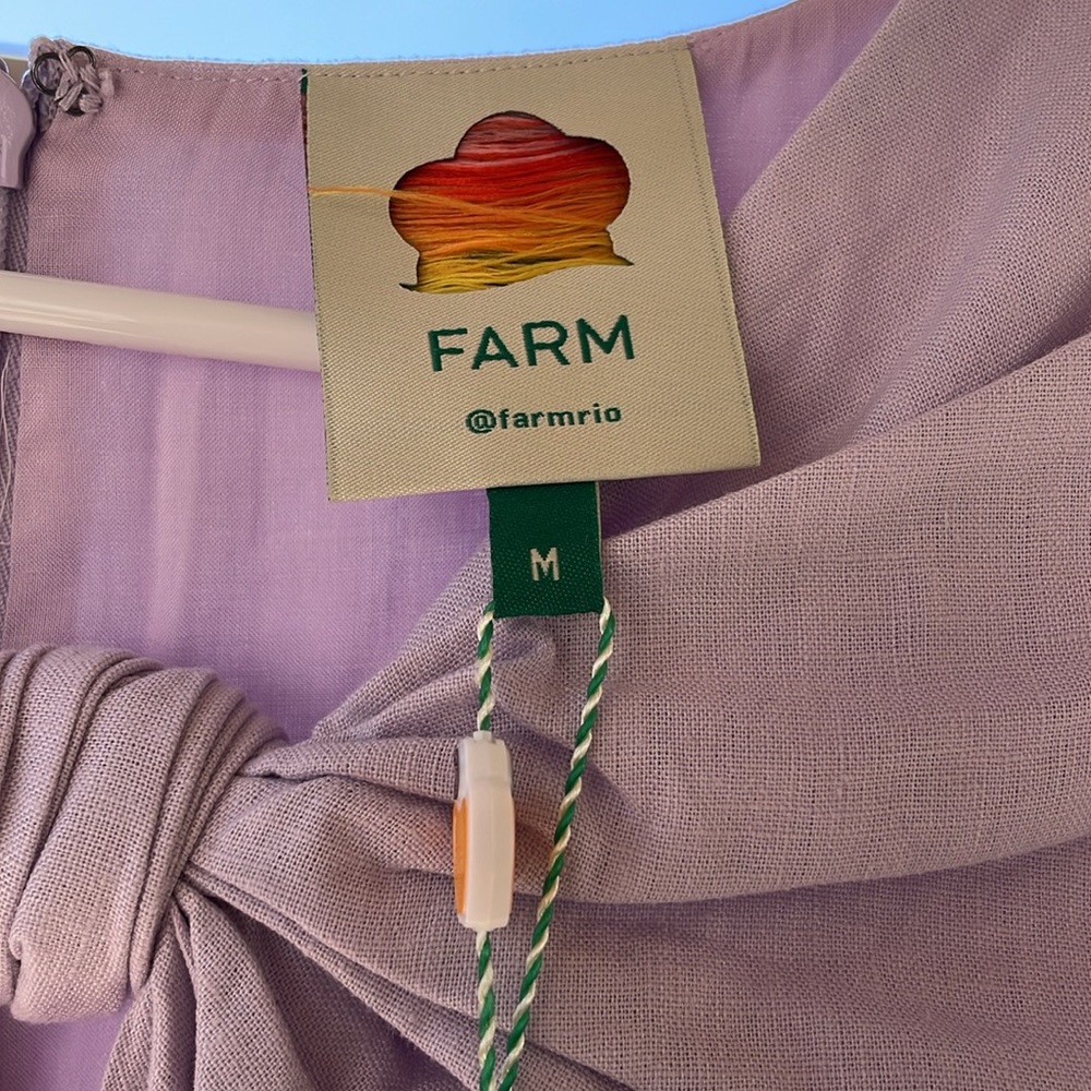 Farm Rio | Lilac Mini Dress - Picture 8 of 11